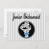 Carte Postale Jeune Bridesmaid (Devant / Derrière)