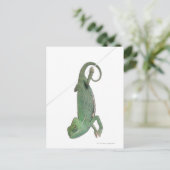 Carte Postale Jeune caméléon voilé, Chamaeleo calyptratus (Debout devant)