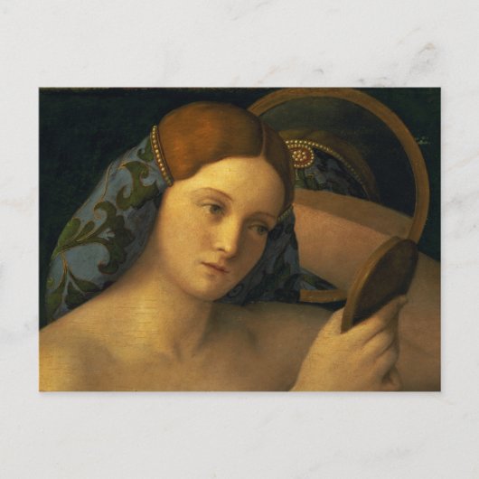 Carte Postale Jeune femme à ses toilettes (Devant)