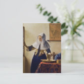Carte Postale Jeune femme avec un pot d'eau, c.1662 (Debout devant)