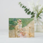 Carte Postale Jeune Femme Brodant | Berthe Morisot (Debout devant)