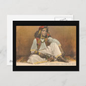 Carte Postale Jeune Femme De Tunisie 1910 (Devant / Derrière)