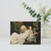 Carte Postale Jeune femme fume, 1894 (Debout devant)