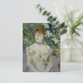 Carte Postale Jeune fille dans une robe de bal, 1879 (Debout devant)