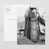 Carte Postale Jeune fille de bois, dispositif de torture, 1910s (Devant / Derrière)