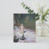 Carte Postale Jeune fille de neige, 1899 (Debout devant)