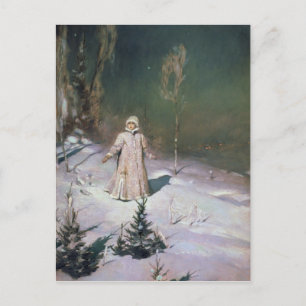 Carte Postale Jeune fille de neige, 1899