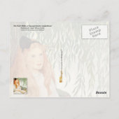 Carte Postale Jeune fille qui lit sous le Willow tree (Dos)