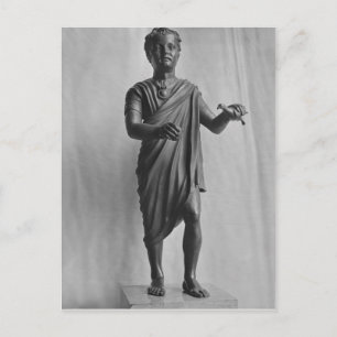 Carte Postale Jeune garçon avec un oiseau, regretté Républicain