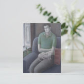 Carte Postale Jeune homme avec le chat 2008 (Debout devant)
