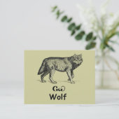 Carte Postale Jeune loup de Cherokee (Debout devant)