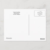 Carte Postale Jeune marmotte (Dos)