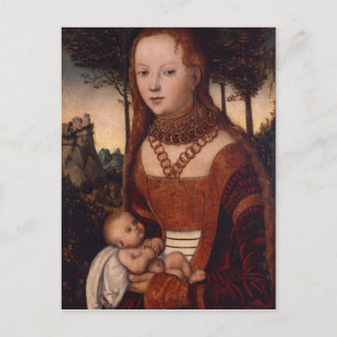 Carte Postale Jeune mère avec enfant