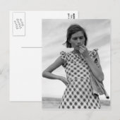 Carte Postale Jeune mère en Californie 1937 (Devant / Derrière)