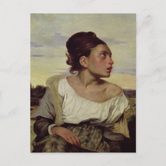 Carte Postale Jeune orphelin au cimetière, 1824 (Devant)