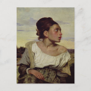 Carte Postale Jeune orphelin au cimetière, 1824