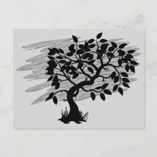 Carte Postale Jeune pousse tordue
