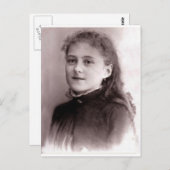 Carte Postale Jeune Saint-Thérèse de Lisieux, (Devant / Derrière)