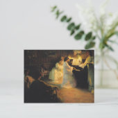 Carte Postale Jeunes filles à un piano, 1906 (Debout devant)