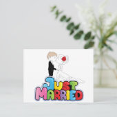 Carte Postale Jeunes Mariés (Debout devant)