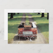 Carte Postale Jeunes mariés (Devant / Derrière)