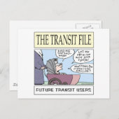 Carte Postale Jeunes utilisateurs de transport (Devant / Derrière)