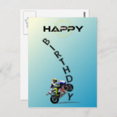 CARTE POSTALE JEUX ANNIVERSAIRE. (Devant / Derrière)