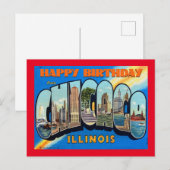 Carte Postale JEUX ANNIVERSAIRE DE CHICAGO VINTAGEPostcard (Devant / Derrière)
