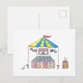 Carte Postale Jeux de lancer de poissons rouges (Devant / Derrière)