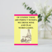 Carte Postale jeux de mots (Debout devant)