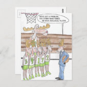 Carte Postale Jeux de renne (Devant / Derrière)