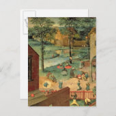 Carte Postale Jeux pour enfants, 1560 (Devant / Derrière)