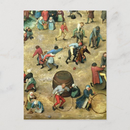 Carte Postale Jeux pour enfants : détail du fond (Devant)