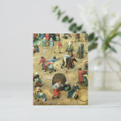 Carte Postale Jeux pour enfants : détail du fond (Debout devant)