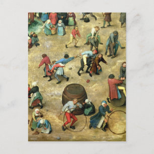 Carte Postale Jeux pour enfants : détail du fond