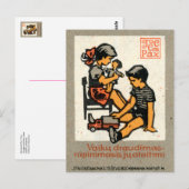 Carte Postale Jeux sexués, Lituanie sous les Soviétiques (Devant / Derrière)