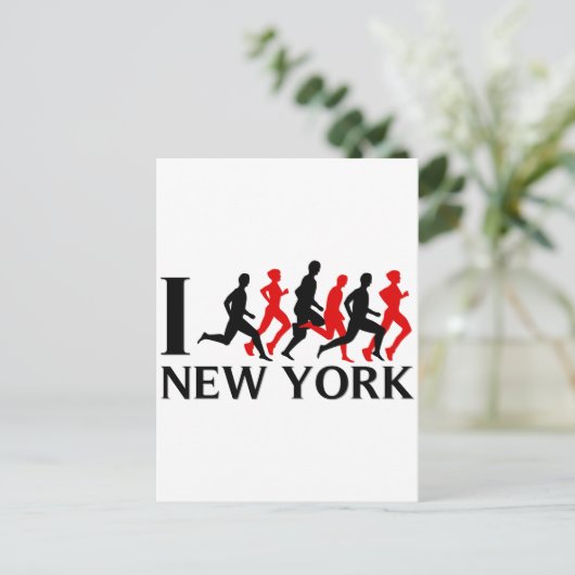 CARTE POSTALE J'EXÉCUTE NEW YORK (Debout devant)