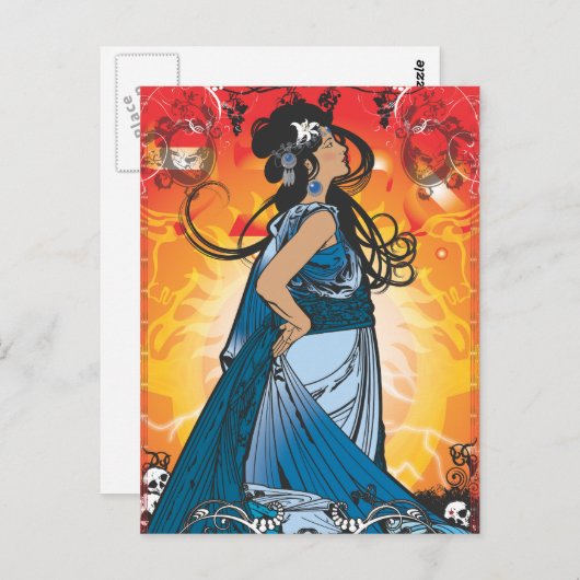 Carte Postale Jezebel (Devant / Derrière)