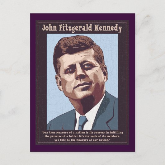 Carte Postale JFK - Mesure (Devant)