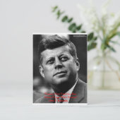 Carte Postale JFK "Pardonne Ne Pas Oublier" Citation De Sagesse (Debout devant)