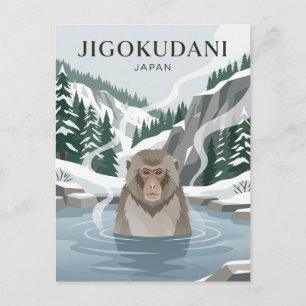 Carte Postale Jigokudani Japon