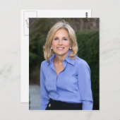 Carte postale Jill Biden (Devant / Derrière)