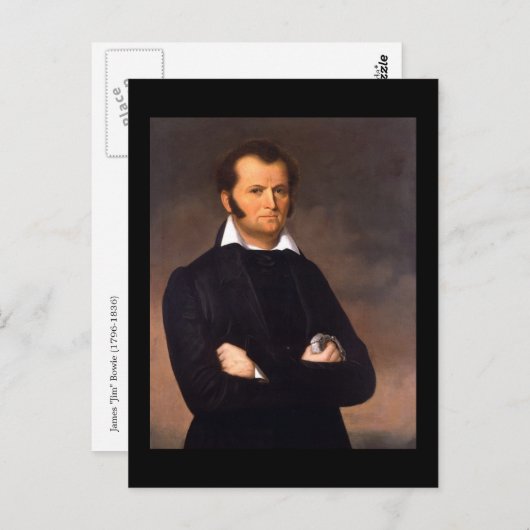 Carte Postale Jim Bowie (Devant / Derrière)