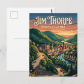 Carte Postale Jim Thorpe États-Unis (Devant / Derrière)