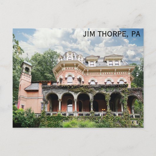 Carte Postale Jim Thorpe Pennsylvania Harry Packer Mansion (Devant)