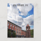 Carte Postale Jim Thorpe Pennsylvania Skyline Pocono Mountain (Devant)