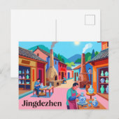 Carte Postale Jingdezhen, Chine (Devant / Derrière)