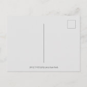 CARTE POSTALE JINGLE BONES PÈRE NOËL, SKELETON VACANCES & STOCKI (Dos)