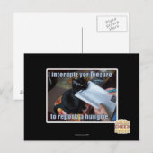 Carte Postale J'interpelle yer Leezure (Devant / Derrière)