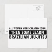 Carte Postale Jitsu brésilien (Devant / Derrière)